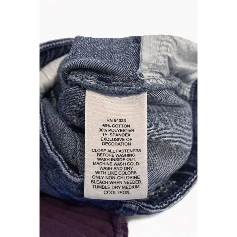 babyGap 1969 Mini Skinny Jeans Dark‎ Wash Adjustable Waist Size 5 Years Kids